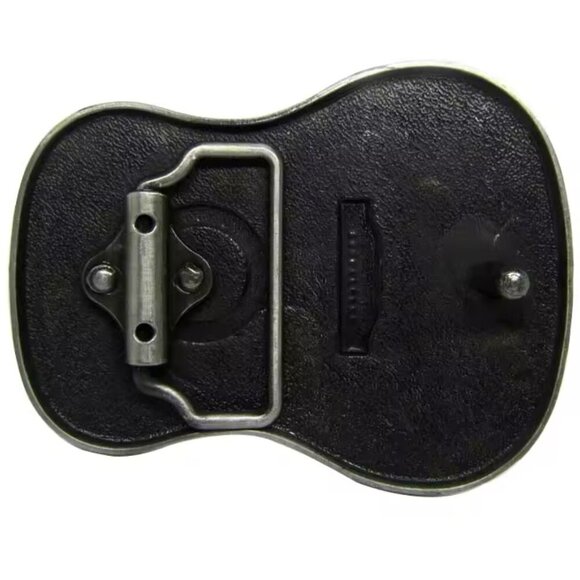 Acoustic Guitar Headstock Belt Buckle #1481 - Picture 2 of 13
